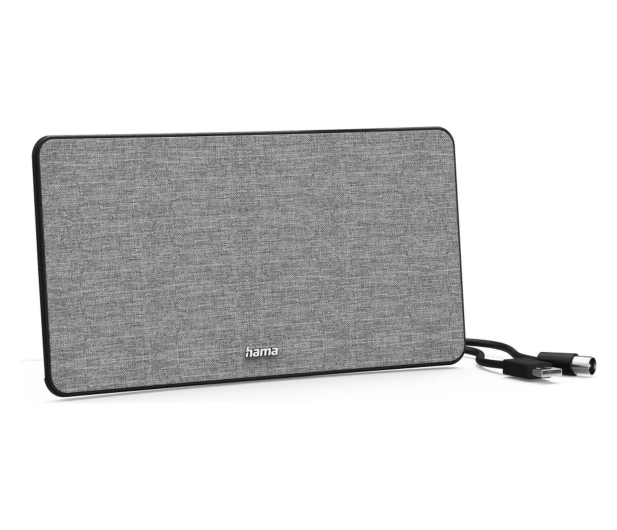 Hama “Fabric Design" Indoor Aerial, DVB-T2, Active, grey/black - 1527709 - zdjęcie 3